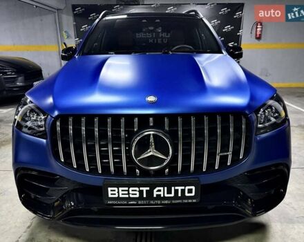 Синий Мерседес ГЛС-Класс, объемом двигателя 2.99 л и пробегом 50 тыс. км за 127500 $, фото 1 на Automoto.ua
