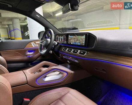 Синий Мерседес ГЛС-Класс, объемом двигателя 2.99 л и пробегом 50 тыс. км за 127500 $, фото 103 на Automoto.ua