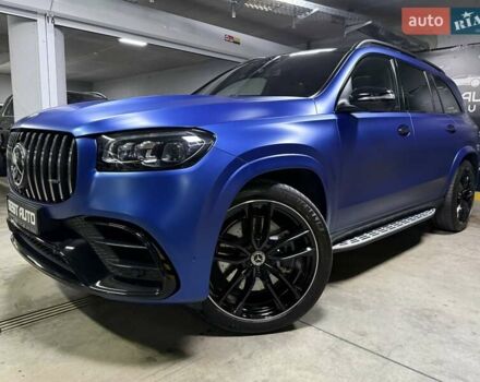 Синий Мерседес ГЛС-Класс, объемом двигателя 2.99 л и пробегом 50 тыс. км за 127500 $, фото 123 на Automoto.ua