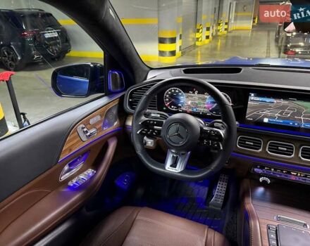 Синий Мерседес ГЛС-Класс, объемом двигателя 2.99 л и пробегом 50 тыс. км за 127500 $, фото 84 на Automoto.ua