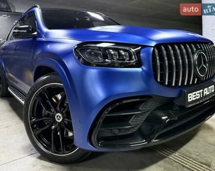 Синий Мерседес ГЛС-Класс, объемом двигателя 2.99 л и пробегом 50 тыс. км за 127500 $, фото 119 на Automoto.ua