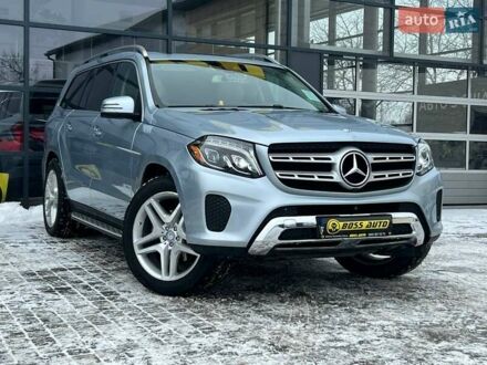 Синий Мерседес ГЛС-Класс, объемом двигателя 3 л и пробегом 119 тыс. км за 38000 $, фото 1 на Automoto.ua