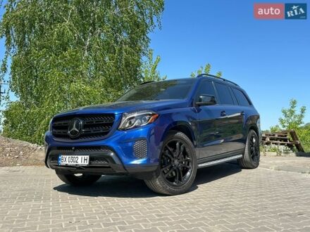 Синий Мерседес ГЛС-Класс, объемом двигателя 3 л и пробегом 224 тыс. км за 29999 $, фото 1 на Automoto.ua