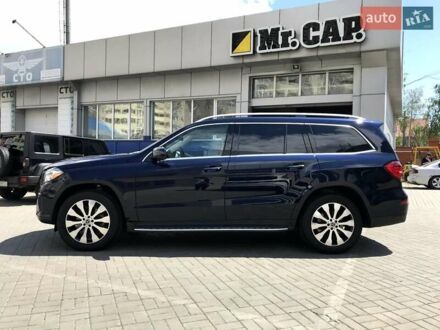 Синий Мерседес ГЛС-Класс, объемом двигателя 3 л и пробегом 98 тыс. км за 38500 $, фото 1 на Automoto.ua