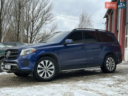 Синій Мерседес ГЛС-Класс, об'ємом двигуна 3 л та пробігом 217 тис. км за 29999 $, фото 1 на Automoto.ua