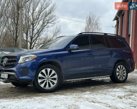 Синий Мерседес ГЛС-Класс, объемом двигателя 3 л и пробегом 217 тыс. км за 29999 $, фото 1 на Automoto.ua