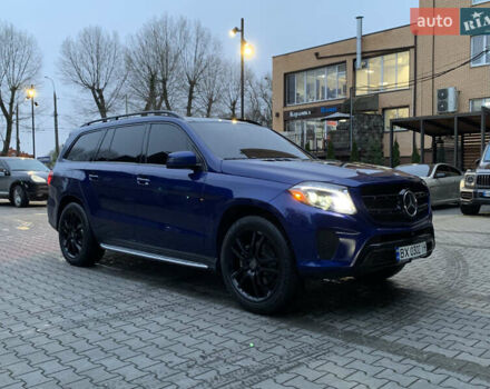 Синий Мерседес ГЛС-Класс, объемом двигателя 3 л и пробегом 215 тыс. км за 33499 $, фото 1 на Automoto.ua