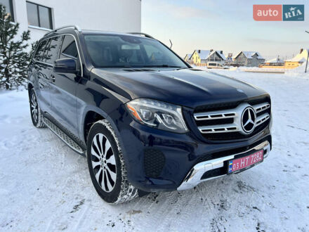 Синий Мерседес ГЛС-Класс, объемом двигателя 3 л и пробегом 138 тыс. км за 27500 $, фото 1 на Automoto.ua