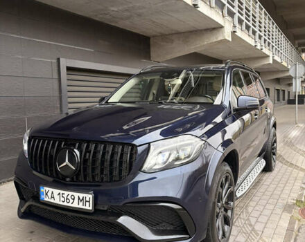 Синий Мерседес ГЛС-Класс, объемом двигателя 3 л и пробегом 140 тыс. км за 29999 $, фото 1 на Automoto.ua