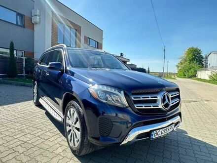 Синий Мерседес ГЛС-Класс, объемом двигателя 3 л и пробегом 76 тыс. км за 36900 $, фото 1 на Automoto.ua