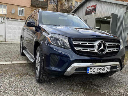 Мерседес ГЛС-Класс 2018 в Стрые на Automoto.ua Синий Мерседес ГЛС-Класс, объемом двигателя 3 л и пробегом 51 тыс. км за 45000 $, фото 1 на Automoto.ua