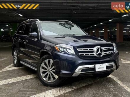 Синий Мерседес ГЛС-Класс, объемом двигателя 3 л и пробегом 86 тыс. км за 39990 $, фото 1 на Automoto.ua