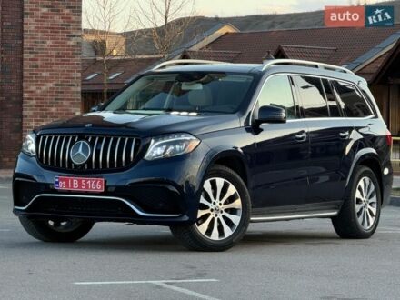 Синий Мерседес ГЛС-Класс, объемом двигателя 3 л и пробегом 85 тыс. км за 33900 $, фото 1 на Automoto.ua