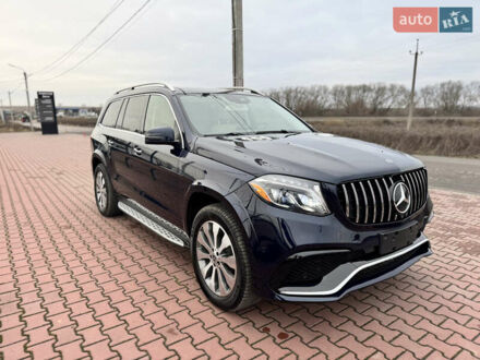 Синий Мерседес ГЛС-Класс, объемом двигателя 3 л и пробегом 52 тыс. км за 33800 $, фото 1 на Automoto.ua