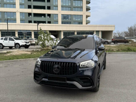 Синий Мерседес ГЛС-Класс, объемом двигателя 3 л и пробегом 130 тыс. км за 77500 $, фото 1 на Automoto.ua