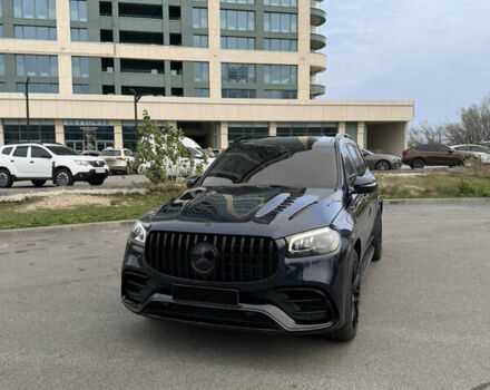 Синий Мерседес ГЛС-Класс, объемом двигателя 3 л и пробегом 130 тыс. км за 77500 $, фото 1 на Automoto.ua