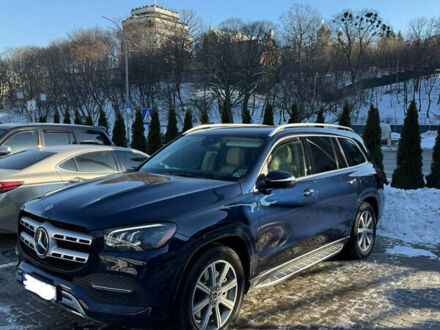 Синій Мерседес ГЛС-Класс, об'ємом двигуна 3 л та пробігом 61 тис. км за 72500 $, фото 1 на Automoto.ua