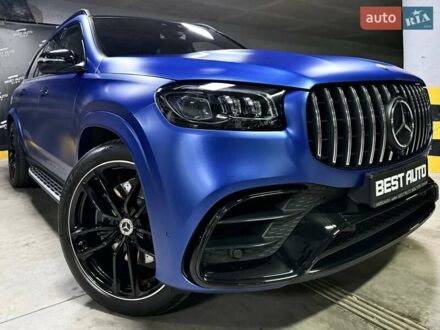 Синий Мерседес ГЛС-Класс, объемом двигателя 2.99 л и пробегом 50 тыс. км за 127500 $, фото 1 на Automoto.ua