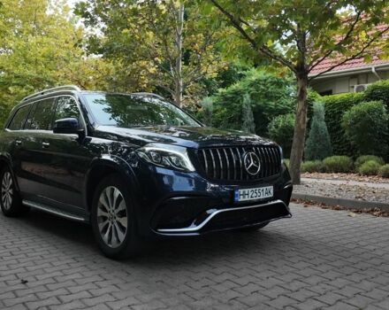 Синій Мерседес ГЛС, об'ємом двигуна 3 л та пробігом 110 тис. км за 34900 $, фото 2 на Automoto.ua