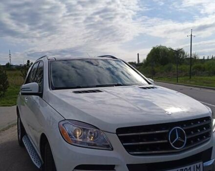 Белый Мерседес М-Класс, объемом двигателя 3 л и пробегом 240 тыс. км за 19200 $, фото 10 на Automoto.ua