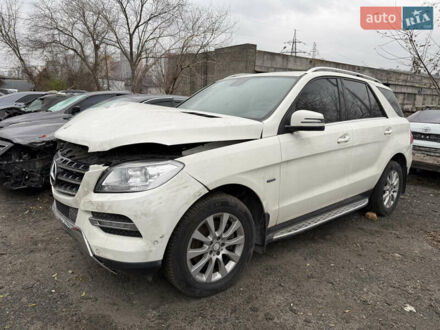 Белый Мерседес М-Класс, объемом двигателя 2.14 л и пробегом 146 тыс. км за 11200 $, фото 1 на Automoto.ua