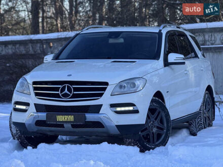 Белый Мерседес М-Класс, объемом двигателя 2.14 л и пробегом 245 тыс. км за 19950 $, фото 1 на Automoto.ua