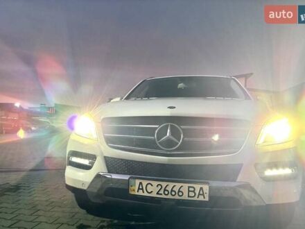 Мерседес М-Класс 2013 в Луцке на Automoto.ua Белый Мерседес М-Класс, объемом двигателя 2.99 л и пробегом 147 тыс. км за 25800 $, фото 1 на Automoto.ua