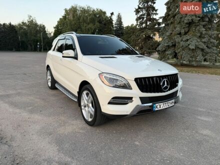 Білий Мерседес М-Клас, об'ємом двигуна 3 л та пробігом 250 тис. км за 23300 $, фото 1 на Automoto.ua