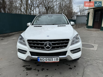 Белый Мерседес М-Класс, объемом двигателя 2.99 л и пробегом 267 тыс. км за 19900 $, фото 1 на Automoto.ua