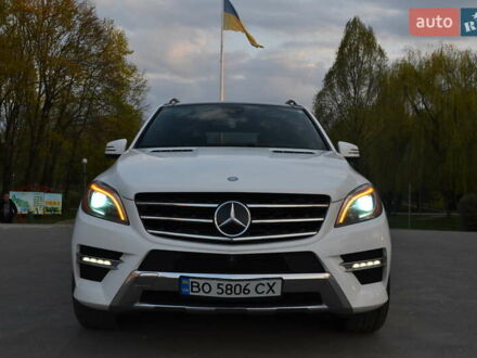 Белый Мерседес М-Класс, объемом двигателя 3 л и пробегом 197 тыс. км за 30900 $, фото 1 на Automoto.ua