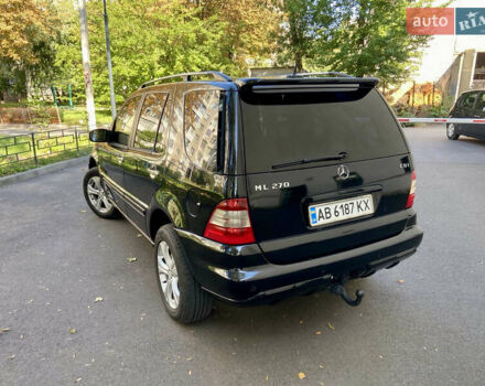Мерседес М-Класс 2003 в Виннице на Automoto.ua Черный Мерседес М-Класс, объемом двигателя 2.7 л и пробегом 330 тыс. км за 8500 $, фото 3 на Automoto.ua