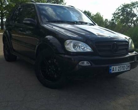 Черный Мерседес М-Класс, объемом двигателя 3.7 л и пробегом 322 тыс. км за 6000 $, фото 5 на Automoto.ua