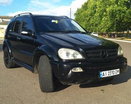 Черный Мерседес М-Класс, объемом двигателя 3.7 л и пробегом 322 тыс. км за 6000 $, фото 7 на Automoto.ua