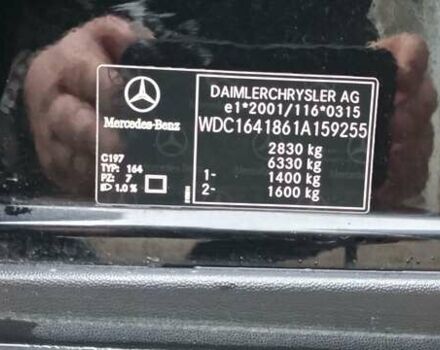 Черный Мерседес М-Класс, объемом двигателя 3.5 л и пробегом 176 тыс. км за 9000 $, фото 6 на Automoto.ua