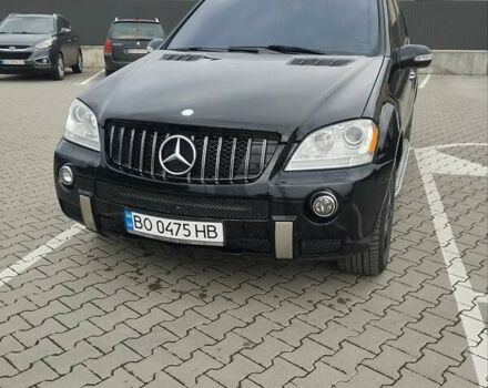 Черный Мерседес М-Класс, объемом двигателя 5.46 л и пробегом 239 тыс. км за 10800 $, фото 10 на Automoto.ua