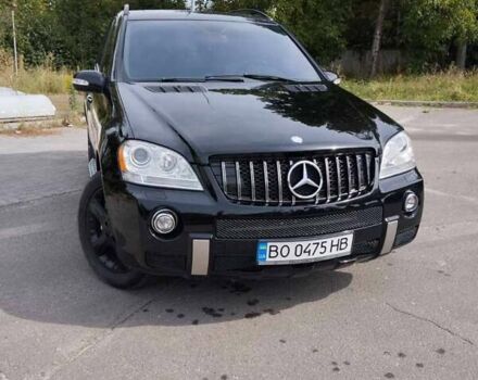 Черный Мерседес М-Класс, объемом двигателя 5.5 л и пробегом 238 тыс. км за 11300 $, фото 6 на Automoto.ua