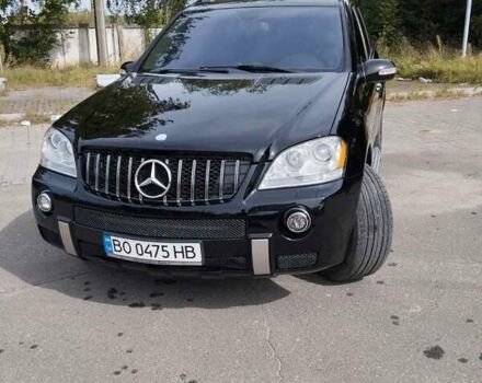 Черный Мерседес М-Класс, объемом двигателя 5.5 л и пробегом 238 тыс. км за 11300 $, фото 4 на Automoto.ua