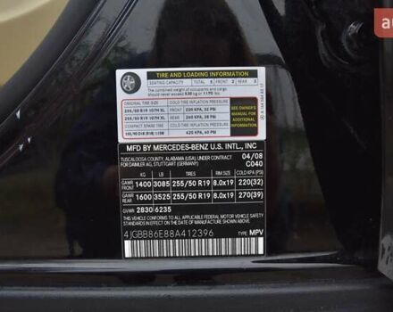 Черный Мерседес М-Класс, объемом двигателя 3.5 л и пробегом 159 тыс. км за 14900 $, фото 26 на Automoto.ua