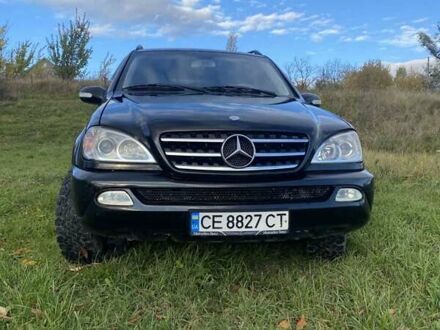 Мерседес М-Клас 2004 у Чернівцях на Automoto.ua Чорний Мерседес М-Клас, об'ємом двигуна 2.69 л та пробігом 345 тис. км за 8200 $, фото 1 на Automoto.ua