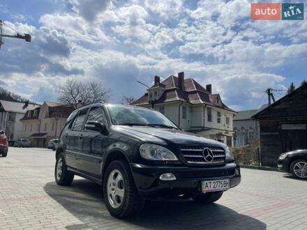 Чорний Мерседес М-Клас, об'ємом двигуна 5 л та пробігом 266 тис. км за 8600 $, фото 1 на Automoto.ua