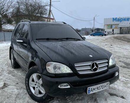 Черный Мерседес М-Класс, объемом двигателя 2.69 л и пробегом 376 тыс. км за 9350 $, фото 1 на Automoto.ua