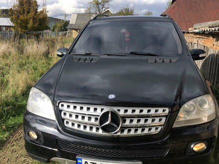 Мерседес М-Класс 2007 в Надворной на Automoto.ua Черный Мерседес М-Класс, объемом двигателя 2.99 л и пробегом 290 тыс. км за 12500 $, фото 1 на Automoto.ua