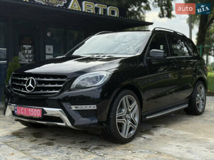 Мерседес М-Клас 2013 у Івано-Франківську на Automoto.ua Чорний Мерседес М-Клас, об'ємом двигуна 3 л та пробігом 231 тис. км за 27500 $, фото 1 на Automoto.ua
