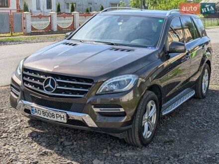 Мерседес М-Класс 2013 в Сваляве на Automoto.ua Коричневый Мерседес М-Класс, объемом двигателя 2.14 л и пробегом 288 тыс. км за 23999 $, фото 1 на Automoto.ua
