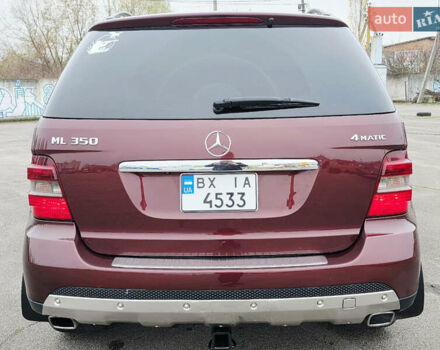 Красный Мерседес М-Класс, объемом двигателя 3.5 л и пробегом 266 тыс. км за 11499 $, фото 8 на Automoto.ua