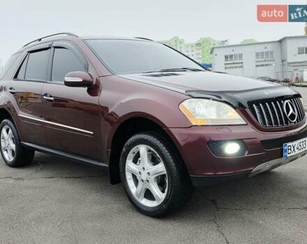 Красный Мерседес М-Класс, объемом двигателя 3.5 л и пробегом 266 тыс. км за 9333 $, фото 17 на Automoto.ua