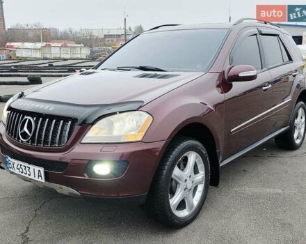 Красный Мерседес М-Класс, объемом двигателя 3.5 л и пробегом 266 тыс. км за 9333 $, фото 8 на Automoto.ua