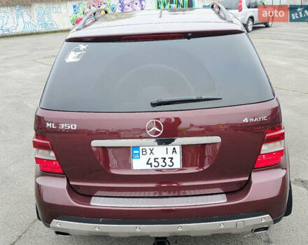 Красный Мерседес М-Класс, объемом двигателя 3.5 л и пробегом 266 тыс. км за 11499 $, фото 11 на Automoto.ua