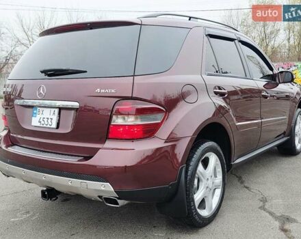 Красный Мерседес М-Класс, объемом двигателя 3.5 л и пробегом 266 тыс. км за 9333 $, фото 15 на Automoto.ua