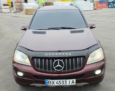 Красный Мерседес М-Класс, объемом двигателя 3.5 л и пробегом 266 тыс. км за 9333 $, фото 5 на Automoto.ua